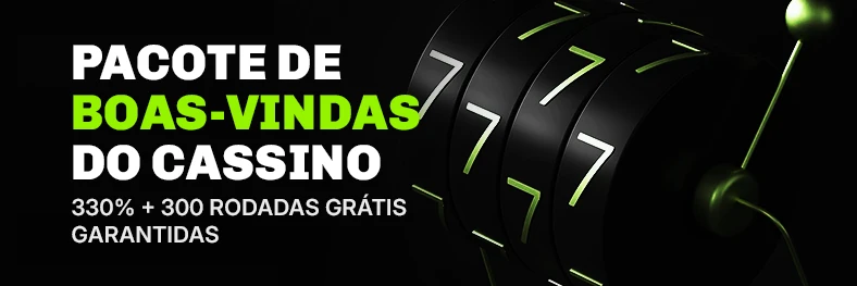 Boas-vindas do cassino — consulte as condições