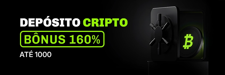 Bônus de depósito cripto — consulte as condições